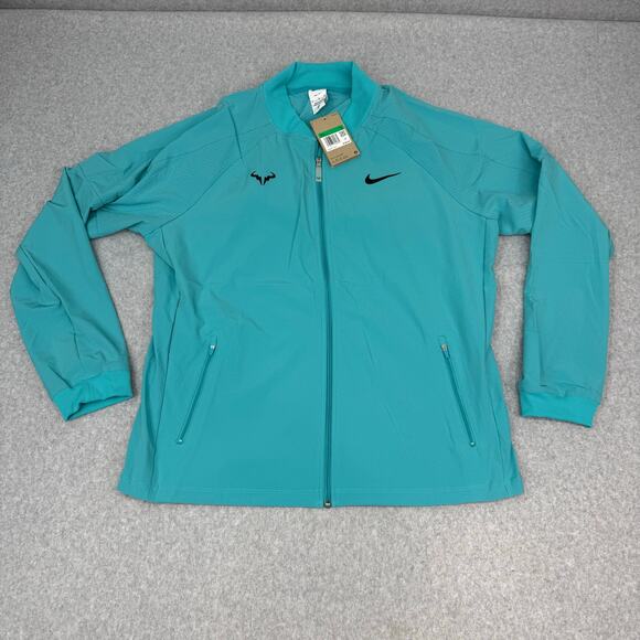 Nike Court Dri-Fit Rafa Nadal Full Zip Men's Size XL Jacket DV2885-345 - Picture 1 of 4